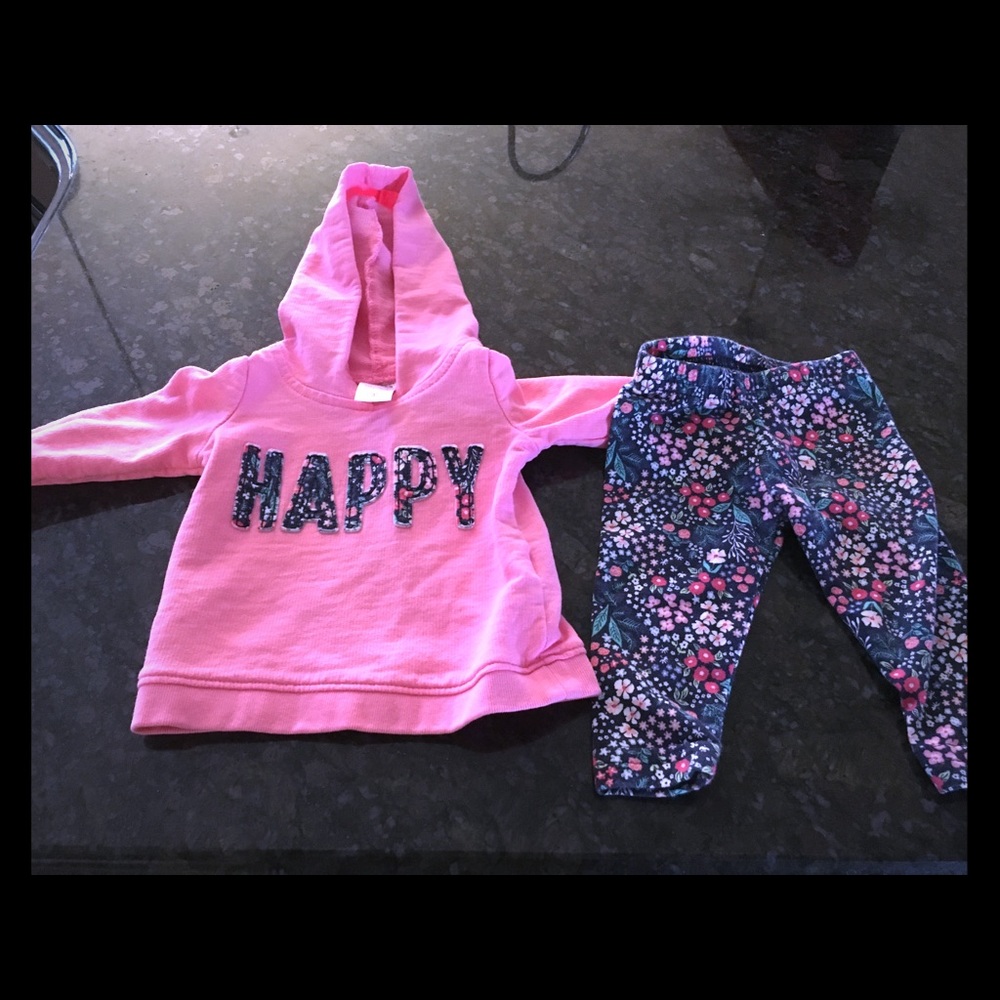 3 months Carter’s Hoodie and Leggings